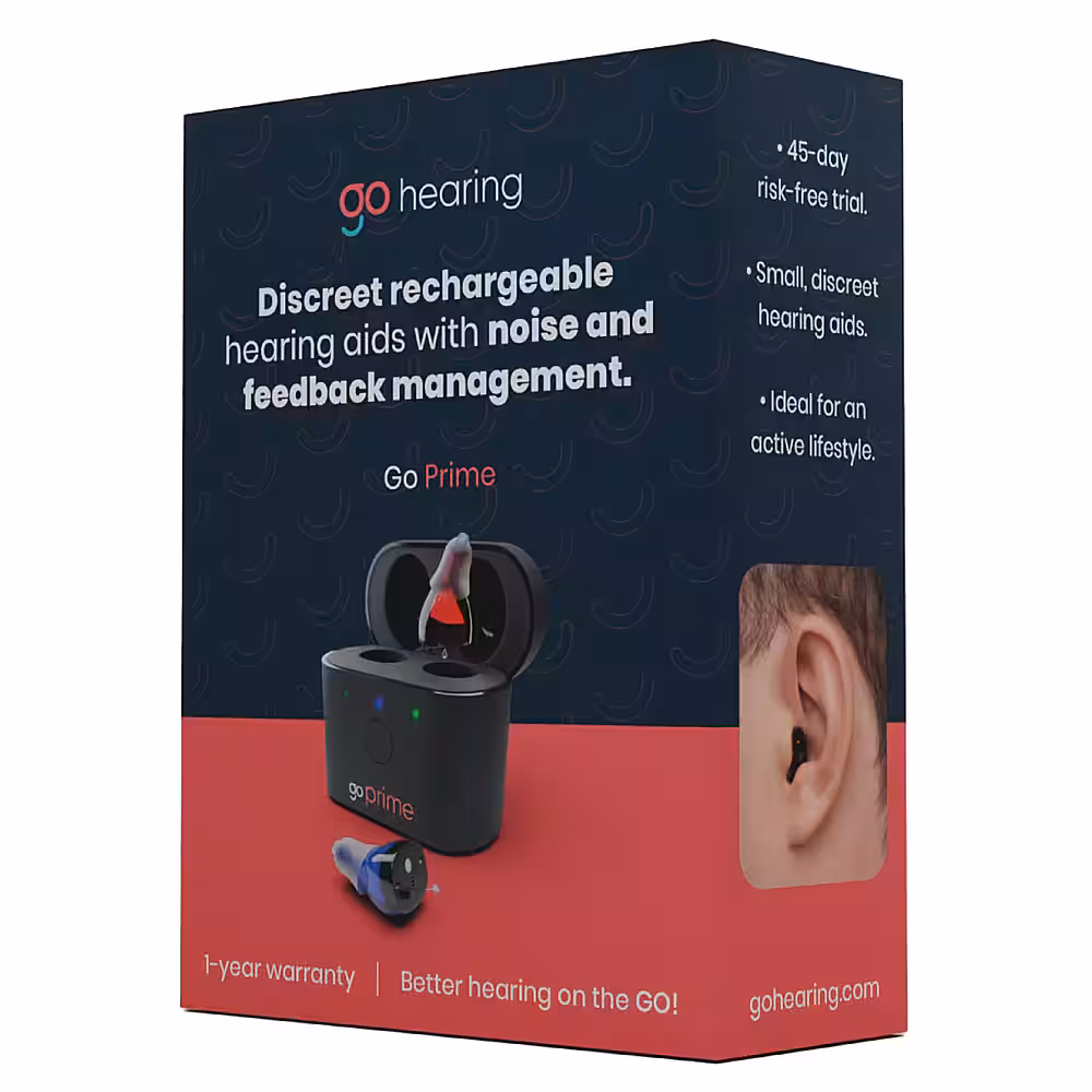 Go Prime Rechargeable OTC Hearing Aids